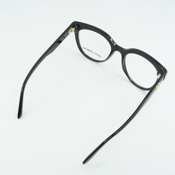 FINAL PRICE NEW DOLCE & GABBANA DG3353 501 BLACK 51MM EYEGLASSES - Picture 10 of 10